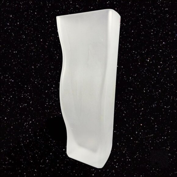 1996 iittala Pari Tiina Nordstrom Swirl Glass Vase Set Clear And Frosted Signed - Picture 16 of 16